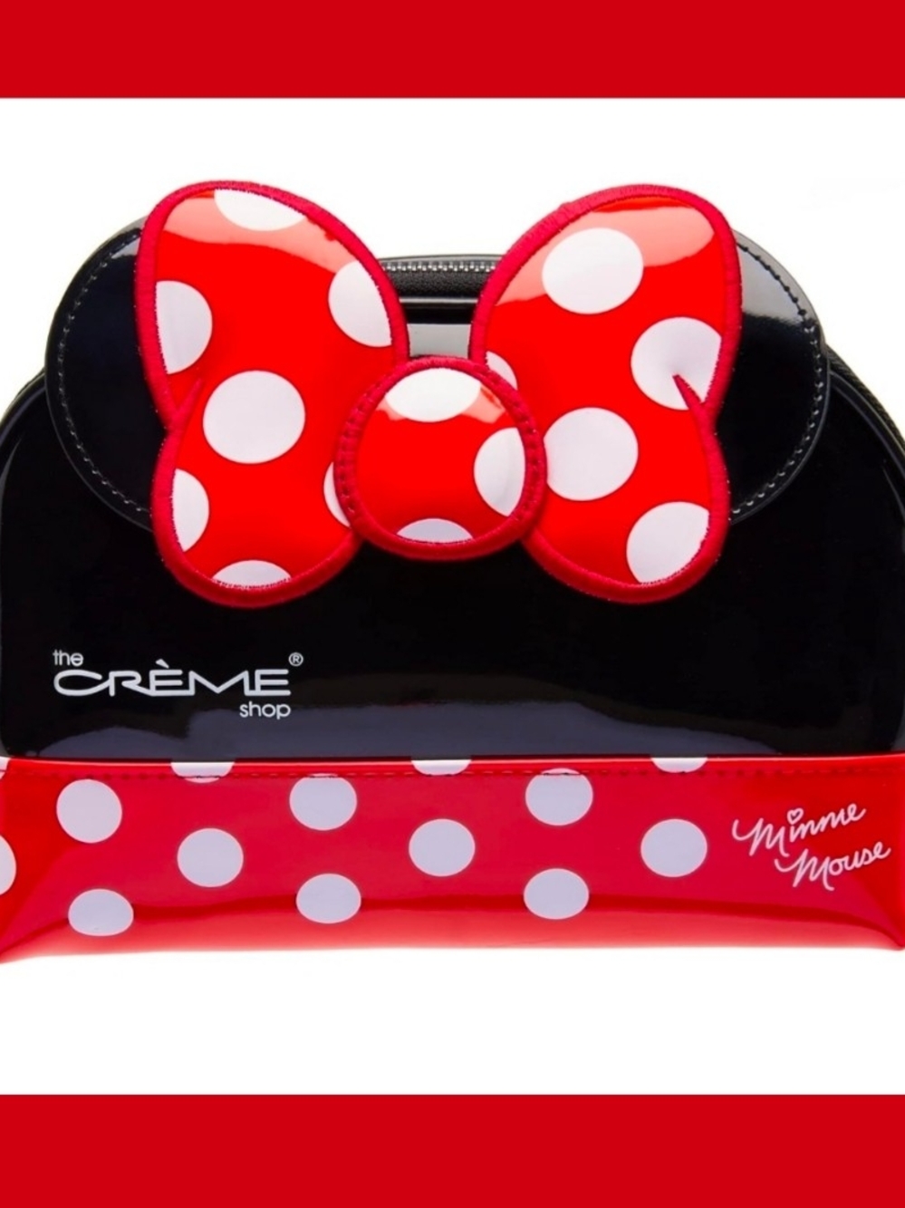 Minnie Mouse Red Polka Dot Cosmetic Bag